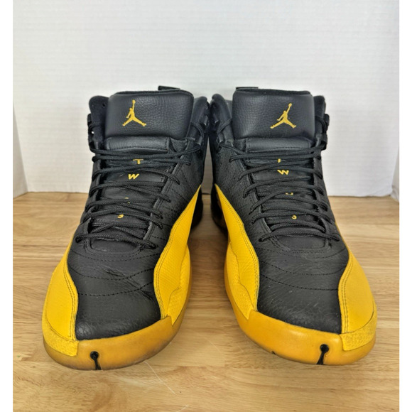 Nike Air Jordan 12 Retro Black University Gold 130690-070 Size‎ 11.5 - Picture 1 of 16